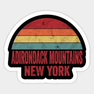 Vintage Adirondack Mountains New York Sticker